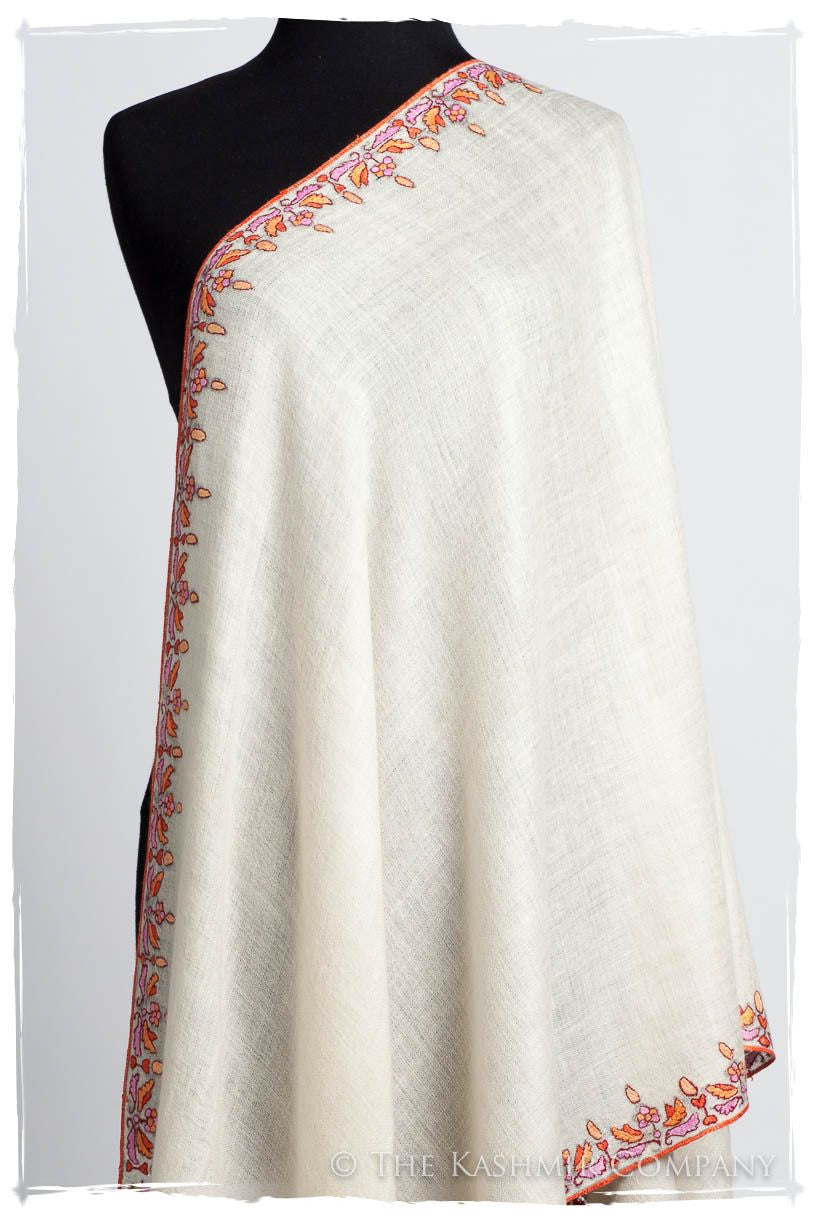 Orient d'Ivorie Paisley L'amour Soft Cashmere Scarf/Shawl