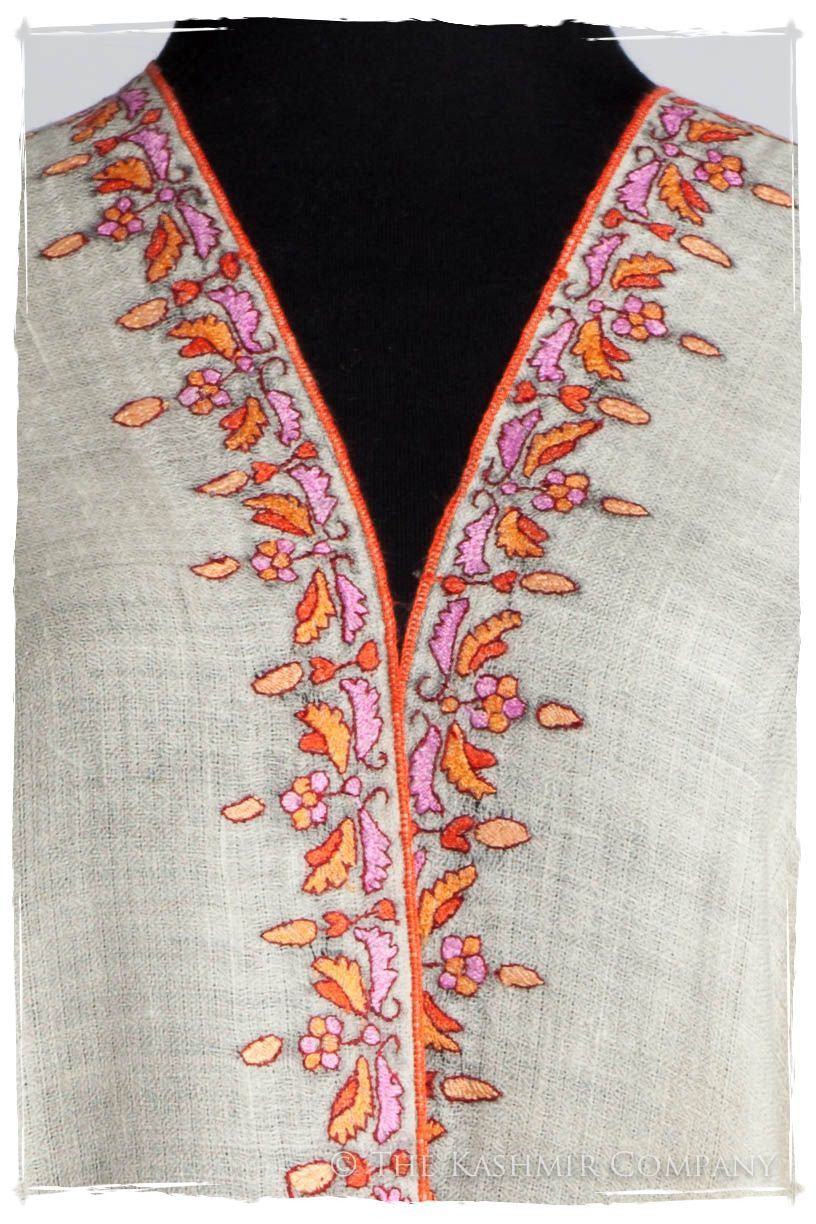 Orient d'Ivorie Paisley L'amour Soft Cashmere Scarf/Shawl