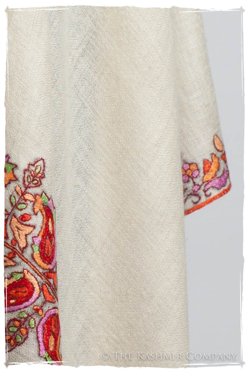 Orient d'Ivorie Paisley L'amour Soft Cashmere Scarf/Shawl