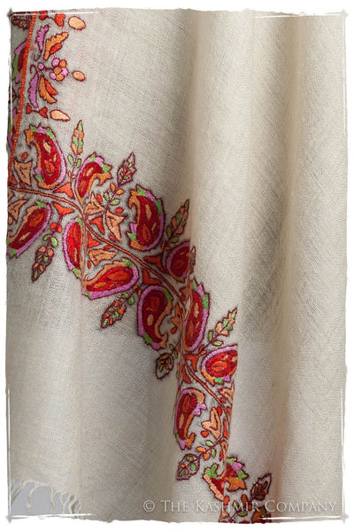 Orient d'Ivorie Paisley L'amour Soft Cashmere Scarf/Shawl