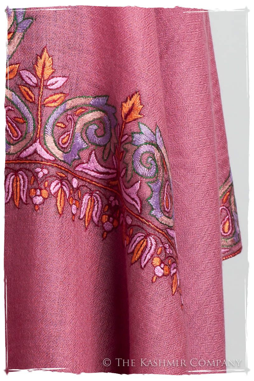 Orient Frontière Wild Rose L'amour Soft Cashmere Scarf/Shawl