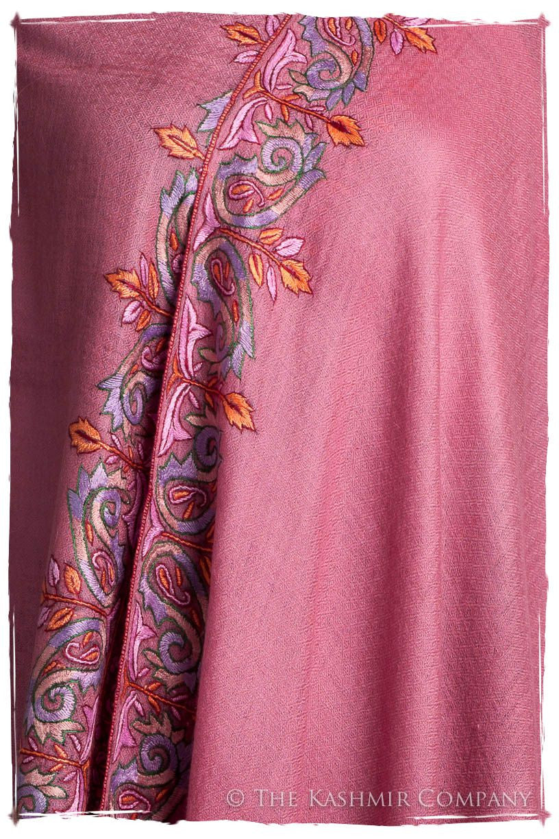Orient Frontière Wild Rose L'amour Soft Cashmere Scarf/Shawl