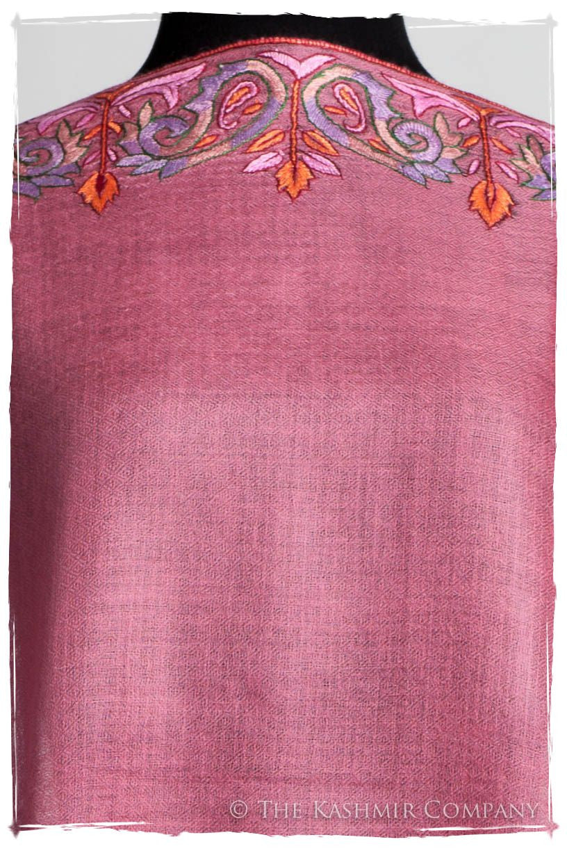 Orient Frontière Wild Rose L'amour Soft Cashmere Scarf/Shawl