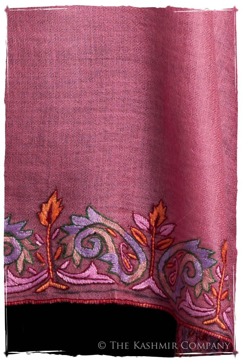 Orient Frontière Wild Rose L'amour Soft Cashmere Scarf/Shawl