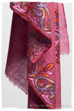 Orient Frontière Wild Rose L'amour Soft Cashmere Scarf/Shawl