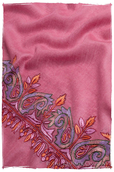 Orient Frontière Wild Rose L'amour Soft Cashmere Scarf/Shawl