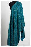 Bijoux Mosaic Bleu Jardin L'amour Soft Cashmere Scarf/Shawl