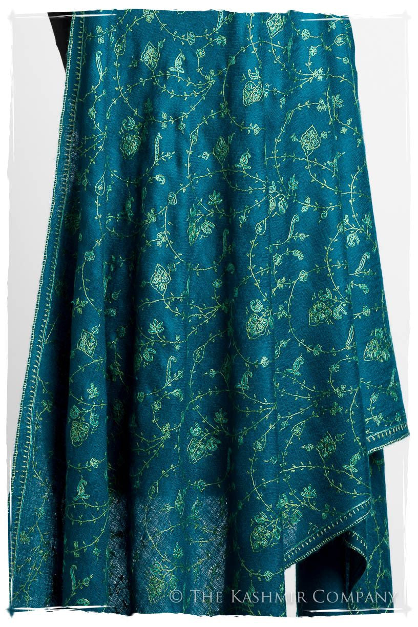 Bijoux Mosaic Bleu Jardin L'amour Soft Cashmere Scarf/Shawl