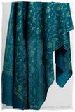 Bijoux Mosaic Bleu Jardin L'amour Soft Cashmere Scarf/Shawl