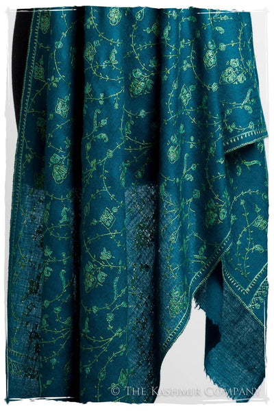 Bijoux Mosaic Bleu Jardin L'amour Soft Cashmere Scarf/Shawl