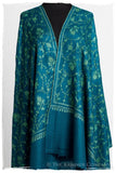 Bijoux Mosaic Bleu Jardin L'amour Soft Cashmere Scarf/Shawl