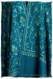 Bijoux Mosaic Bleu Jardin L'amour Soft Cashmere Scarf/Shawl