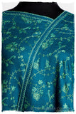 Bijoux Mosaic Bleu Jardin L'amour Soft Cashmere Scarf/Shawl