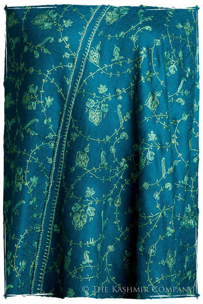 Bijoux Mosaic Bleu Jardin L'amour Soft Cashmere Scarf/Shawl