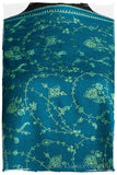Bijoux Mosaic Bleu Jardin L'amour Soft Cashmere Scarf/Shawl