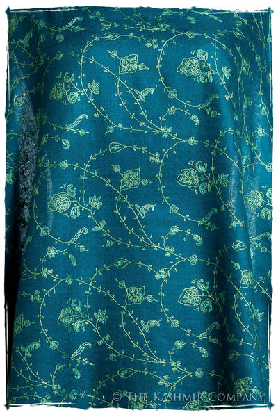 Bijoux Mosaic Bleu Jardin L'amour Soft Cashmere Scarf/Shawl