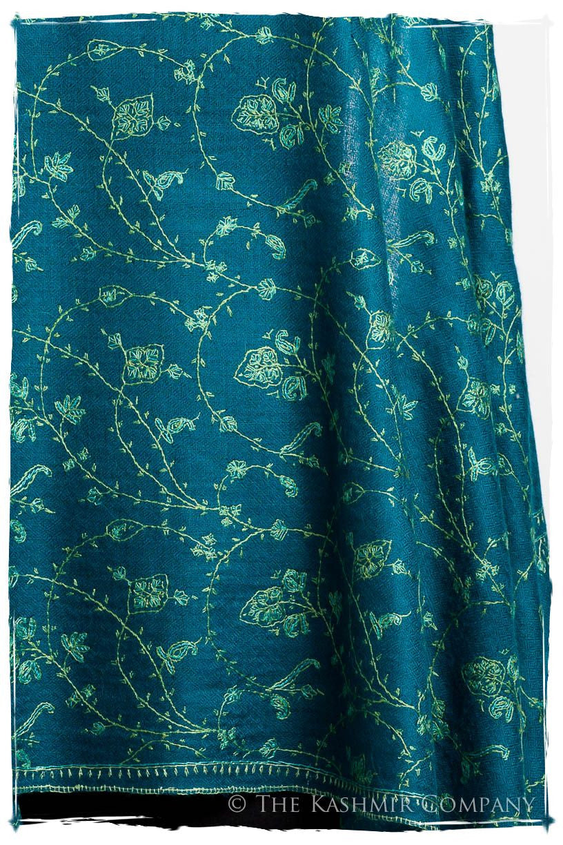 Bijoux Mosaic Bleu Jardin L'amour Soft Cashmere Scarf/Shawl