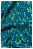Bijoux Mosaic Bleu Jardin L'amour Soft Cashmere Scarf/Shawl