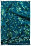 Bijoux Mosaic Bleu Jardin L'amour Soft Cashmere Scarf/Shawl