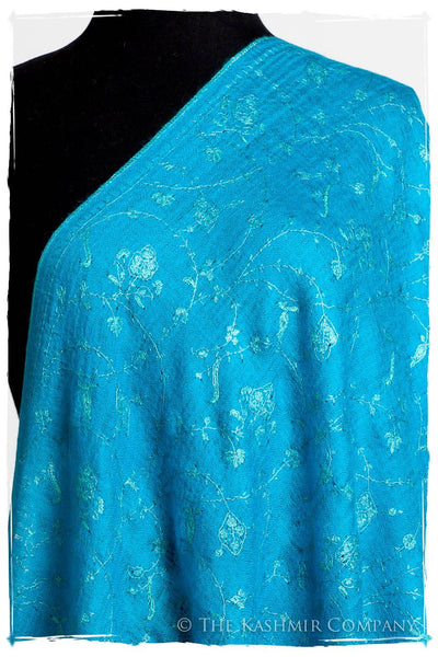 Bijoux Hawaiian Bleu Jardin L'amour Soft Cashmere Scarf/Shawl