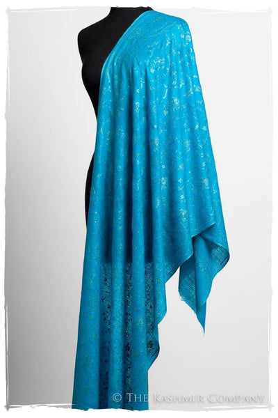 Bijoux Hawaiian Bleu Jardin L'amour Soft Cashmere Scarf/Shawl