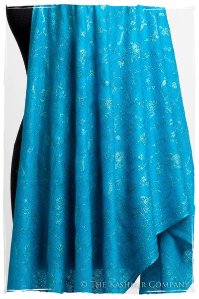 Bijoux Hawaiian Bleu Jardin L'amour Soft Cashmere Scarf/Shawl