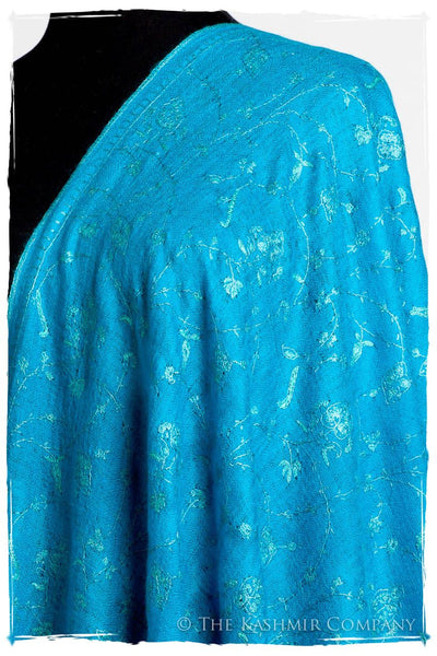 Bijoux Hawaiian Bleu Jardin L'amour Soft Cashmere Scarf/Shawl