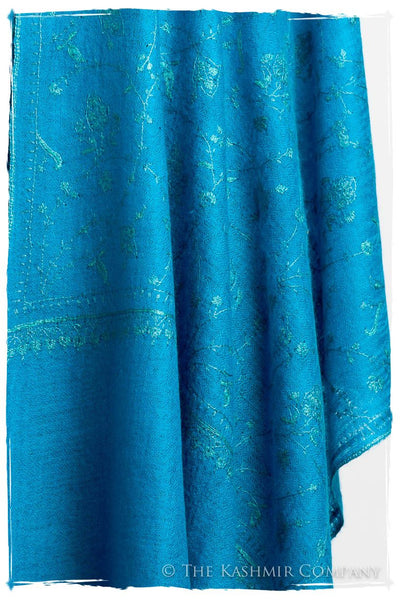 Bijoux Hawaiian Bleu Jardin L'amour Soft Cashmere Scarf/Shawl