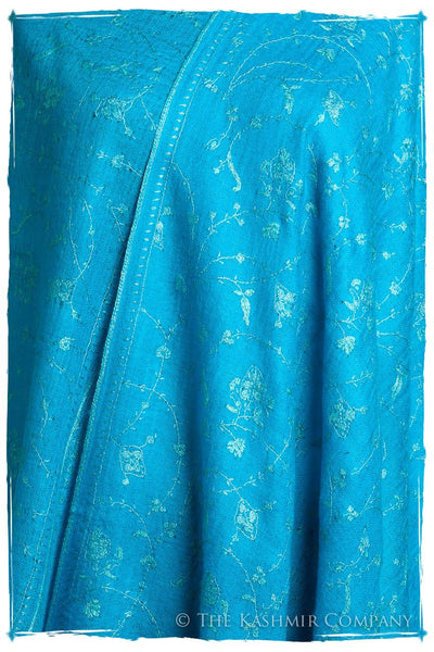 Bijoux Hawaiian Bleu Jardin L'amour Soft Cashmere Scarf/Shawl