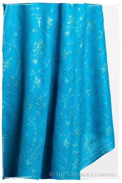 Bijoux Hawaiian Bleu Jardin L'amour Soft Cashmere Scarf/Shawl