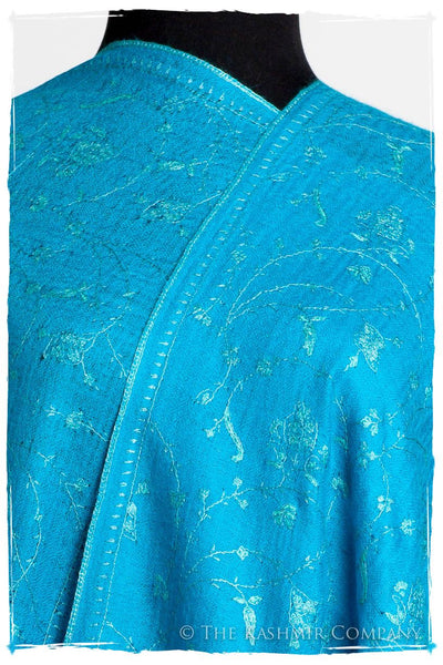 Bijoux Hawaiian Bleu Jardin L'amour Soft Cashmere Scarf/Shawl