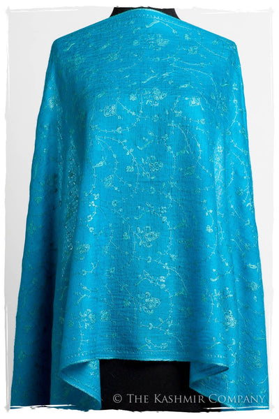 Bijoux Hawaiian Bleu Jardin L'amour Soft Cashmere Scarf/Shawl