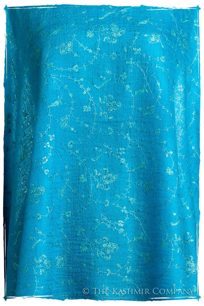 Bijoux Hawaiian Bleu Jardin L'amour Soft Cashmere Scarf/Shawl