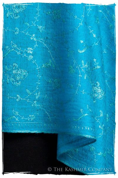 Bijoux Hawaiian Bleu Jardin L'amour Soft Cashmere Scarf/Shawl