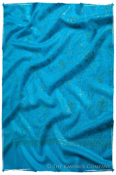 Bijoux Hawaiian Bleu Jardin L'amour Soft Cashmere Scarf/Shawl