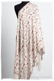 Bordeaux d'Ivoire Paisley L'amour Soft Cashmere Scarf/Shawl
