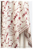 Bordeaux d'Ivoire Paisley L'amour Soft Cashmere Scarf/Shawl