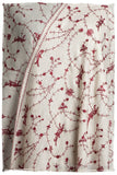 Bordeaux d'Ivoire Paisley L'amour Soft Cashmere Scarf/Shawl