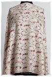 Bordeaux d'Ivoire Paisley L'amour Soft Cashmere Scarf/Shawl