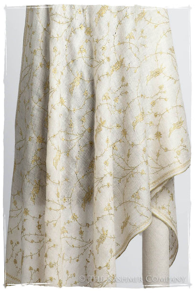 Lime Bijou Paisley L'amour Soft Cashmere Scarf/Shawl