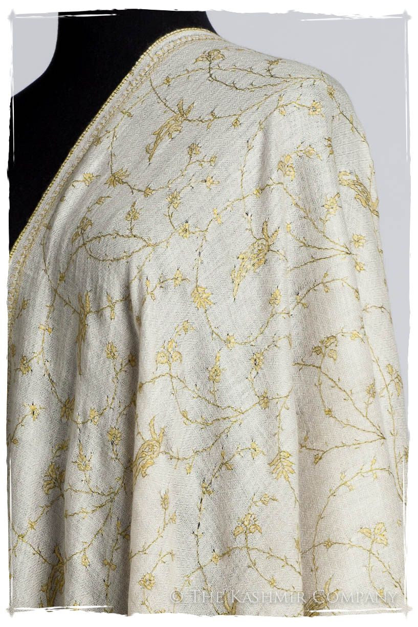 Lime Bijou Paisley L'amour Soft Cashmere Scarf/Shawl
