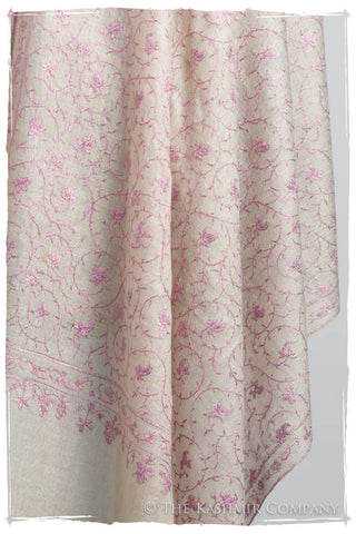 Pearl de Rose Mist L'amour Soft Cashmere Scarf/Shawl