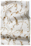 Mughal Gold Paisley L'amour Soft Cashmere Scarf/Shawl