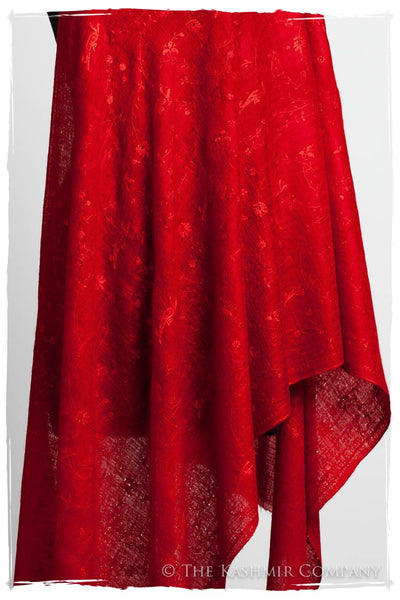 Bijou Rouge Paisley L'amour Soft Cashmere Scarf/Shawl