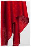 Bijou Rouge Paisley L'amour Soft Cashmere Scarf/Shawl