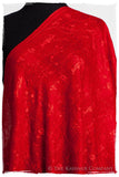 Bijou Rouge Paisley L'amour Soft Cashmere Scarf/Shawl