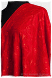 Bijou Rouge Paisley L'amour Soft Cashmere Scarf/Shawl