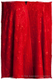 Bijou Rouge Paisley L'amour Soft Cashmere Scarf/Shawl