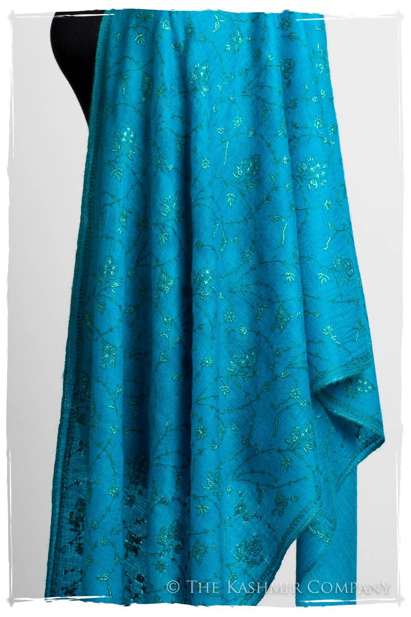 Bijoux Bleu Paisley L'amour Soft Cashmere Scarf/Shawl