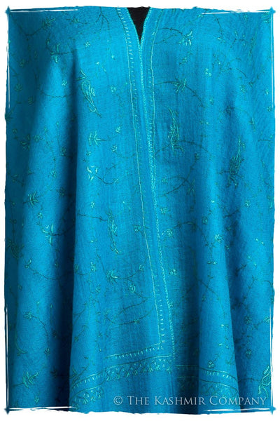 Mosaic Bleu Paisley L'amour Soft Cashmere Scarf/Shawl